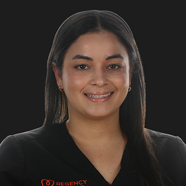 Portrait of Arianna, surgical dental assistant at Regency Square Dental.