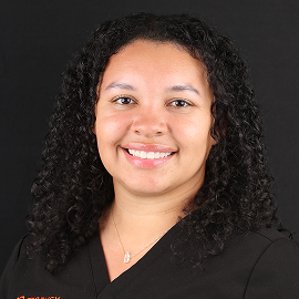 Portrait of Eddika, dental hygienist at Regency Square Dental.