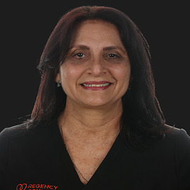 Portrait of Mariela, dental lab technician at Regency Square Dental.