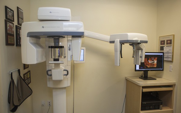 Modern dental equipment in a Regency Square Dental operatory.
